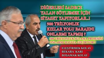 TOSYA BELEDİYE BAŞKANI KAZIM ŞAHİN ” BEKARA KARI BOŞAMAK KOLAY” 2018