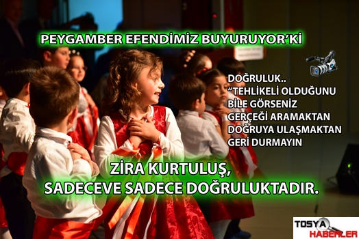 PEYGAMBER EFENDİMİZ BUYURUYOR’Kİ ” ZİRA KURTULUŞ SADECE VE SADECE DOĞRULUKTUR”