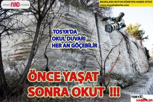 TOSYA’DA BİR EĞİTİM KURUMUNDA  BÜYÜK TEHLİKE ( HER AN GÖÇEBİLİR)