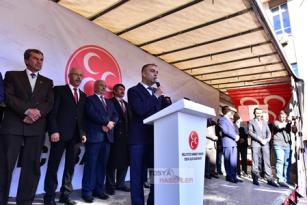 TOSYA MHP İLÇE BAŞKANI DÜNDAR ÖZÜRGANCI MEYDAN MİTİNGİNDE ÇARPICI AÇIKLAMALARDA BULUNDU..