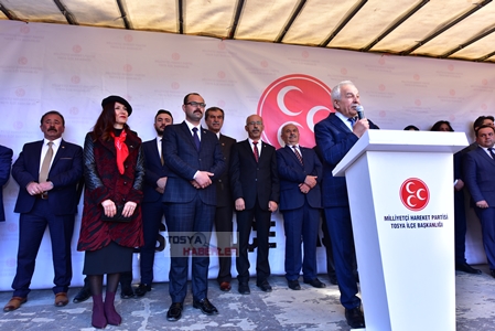 TOSYA’DA SEÇİM ÖNCESİ SON MHP MİTİNGİNDE BAKAN MURAT BAŞESGİOĞLU HALKA HİTAP ETTİ