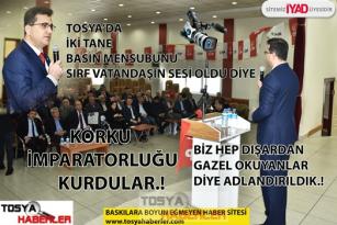 MUSTAFA GÜVENÇ  “TOSYA’DA KORKU İMPARATORLUĞU KURDULAR “…!