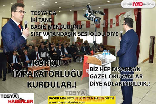 MUSTAFA GÜVENÇ  “TOSYA’DA KORKU İMPARATORLUĞU KURDULAR “…!