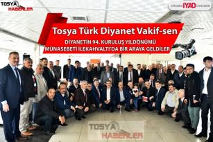 TOSYA TÜRK DİYANET VAKIF-SEN DİN GÖREVLİLERİ KAHVALTIDA BİR ARAYA GELDİ.