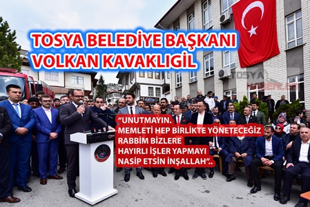 BAŞKAN VOLKAN KAVAKLIGİL MAZBATASINI ALDI DEVİR TESLİM TÖRENİNDE GENE GÖNÜLLERİ FETİH ETTİ