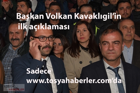 TOSYA MHP BELEDİYE BAŞKANI VOLKAN KAVAKLIGİL ZAFERİN ARDINDAN KURDUĞU İLK CÜMLELER..