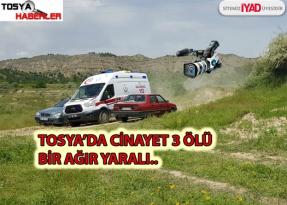 TOSYA’DA CİNAYET 3 ÖLÜ BİR YARALI..