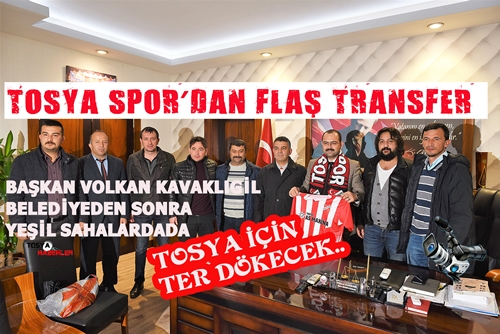 TOSYA’DA YILIN TRANSFERİ BAŞKAN VOLKAN’A İMZA SONRASI İLK TELKİN HOCALARINDAN GELDİ…