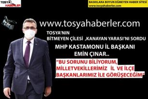 MHP KASTAMONU İL BAŞKANI  EMİN ÇINAR ” SORUNU BİLİYORUM,ELİMDEN GELENİ YAPACAĞIM”…