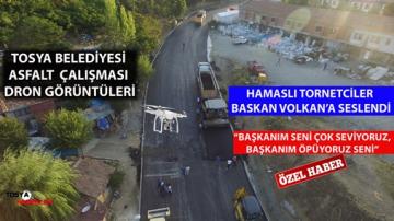 HAMAS MAHALLESİ ASFALT ÇALIŞMASI DRON ÇEKİMİ VE HAMAS’LI SAKİNLERİN TORNET EĞLENCESİ..